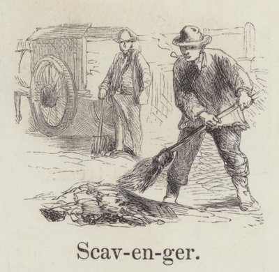 Scavenger (gravering) av English School
