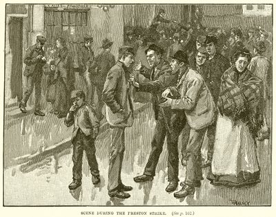 Scene under Preston Strike av English School