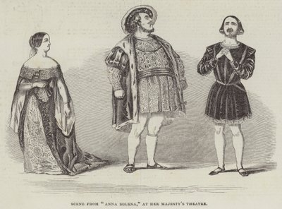 Scene fra "Anna Bolena," på Her Majesty