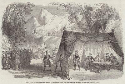 Scene fra Meyerbeers nye opera, "L