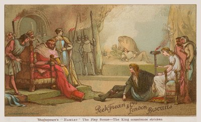 Scene fra Shakespeares Hamlet av English School