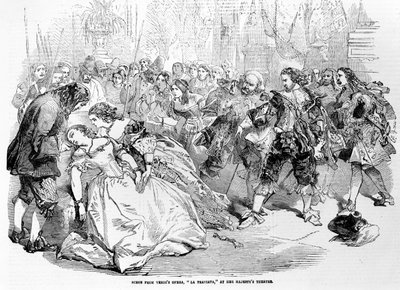 Scene fra Verdis Opera La Traviata ved Her Majesty
