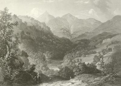 Scene på Tummel, nær Benurackie av English School