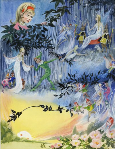 Scene med feer av English School