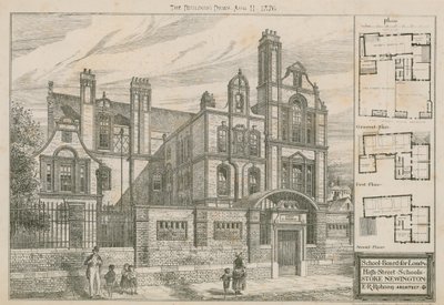 Skolestyret for London, High Street Schools, Stoke Newington, London av English School