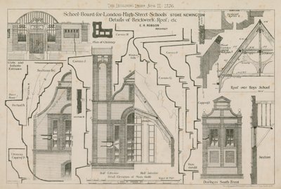 Skolestyret for London, High Street Schools, Stoke Newington, London av English School