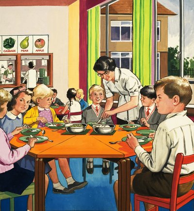 Skolemiddag dame av English School