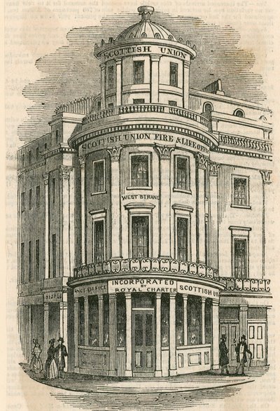 Scottish Union Insurance Company, The Strand, London av English School
