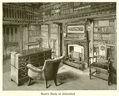 Scotts Study ved Abbotsford av English School