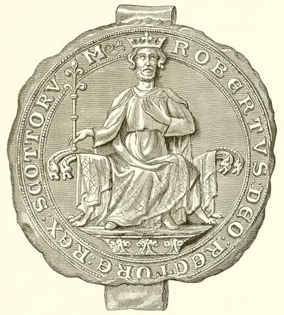 Segl til Robert Bruce, kongen av skottene av English School