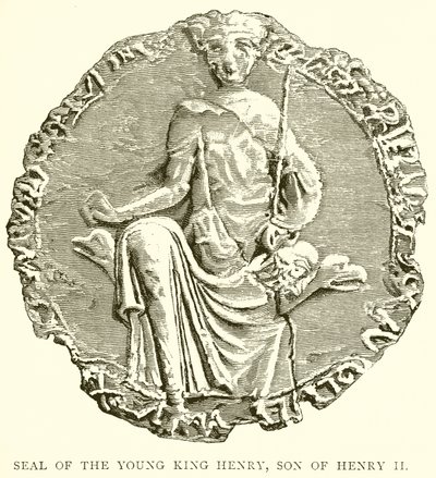 Segl til den unge kong Henry, sønn av Henry II av English School