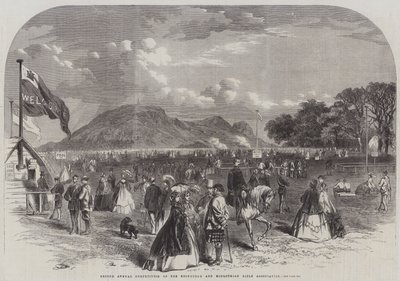 Andre årlige konkurranse av Edinburgh og Midlothian Rifle Association (gravering) av English School