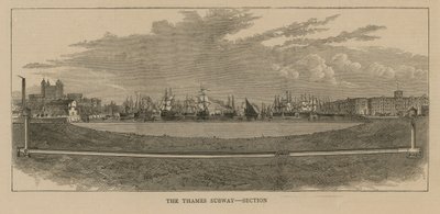 Del av Thames Subway av English School