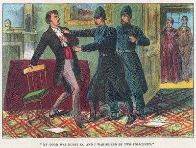 Von der Polizei festgenommen von English School