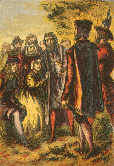 Beslagleggelse av protestanter ved Islington av English School