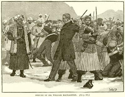 Beslagleggelse av Sir William Macnaghten av English School