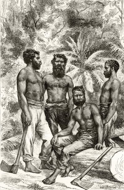 Semi-siviliserte viktorianske aboriginer, fra 