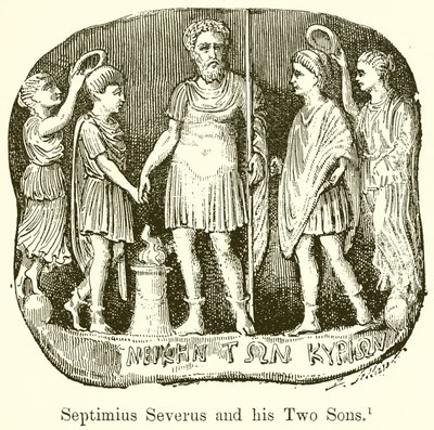 Septimius Severus og hans to sønner av English School