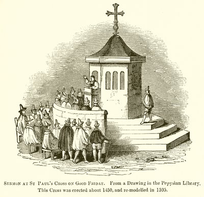 Preken ved St Pauls Cross langfredag av English School