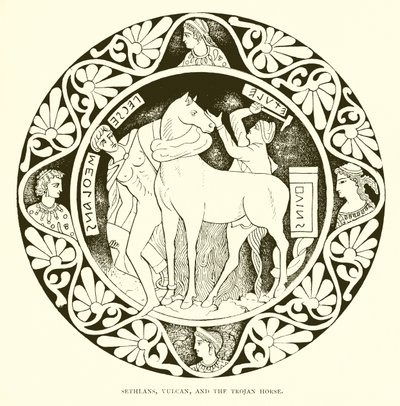 Sethlans, Vulkan und das Trojanische Pferd von English School