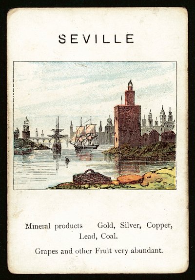 Sevilla (farge litho) av English School
