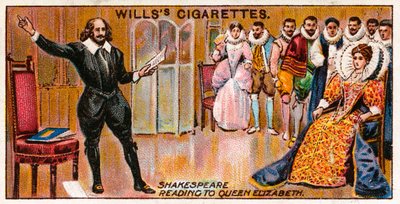 Shakespeare leser for dronning Elizabeth av English School