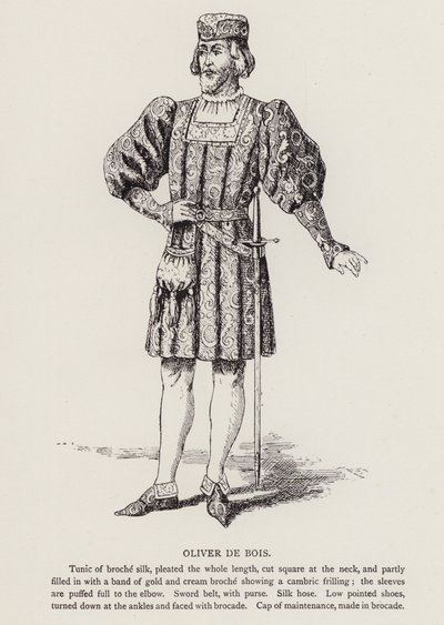 Shakespeares As You Like It: Oliver De Bois (litho) av English School