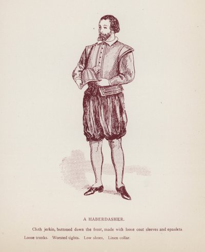 Shakespeares Taming of the Shrew: A Haberdasher (litho) av English School