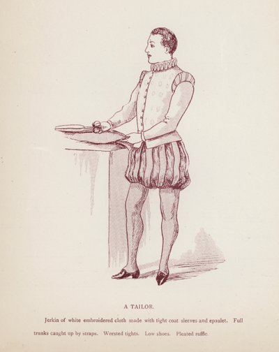 Shakespeares Taming of the Shrew: A Tailor (litho) av English School