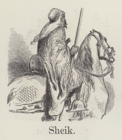 Sheik (gravering) av English School