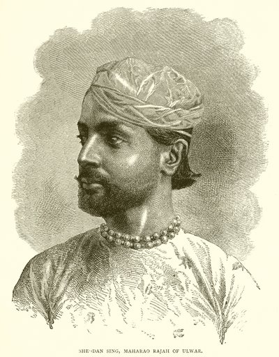 Sheodan Singh, Maharao Rajah fra Ulwar av English School