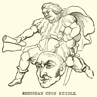 Sheridan upon Kemble av English School