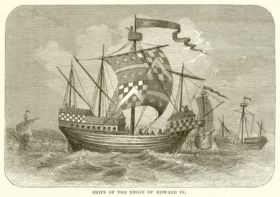 Ship of the Reign of Edward IV av English School