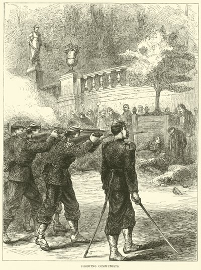 Å skyte kommunister, 1871 av English School