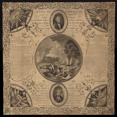 Beleiring av Gibraltar, 1779-1783 av English School