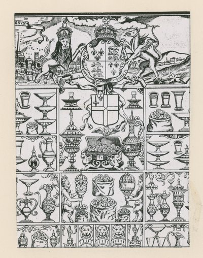Sølvplate planlagt som premier for 1569-lotteriet av English School