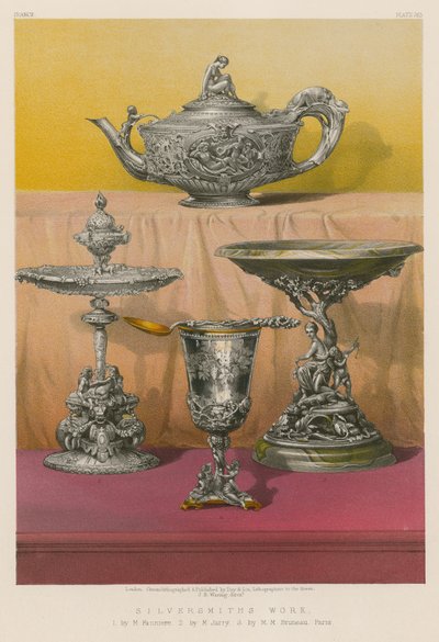 Sølvsmedarbeid av English School