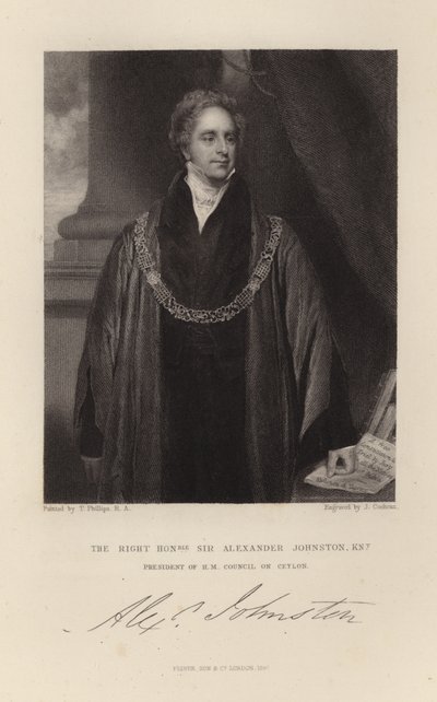 Sir Alexander Johnston av English School