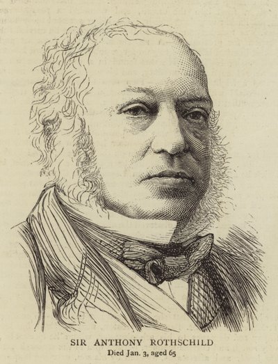 Sir Anthony Rothschild (gravering) av English School