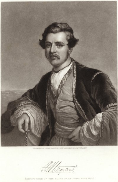Sir Austen Henry Layard av English School