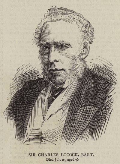 Sir Charles Locock, Baronet (gravering) av English School