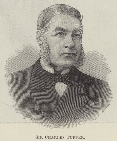 Sir Charles Tupper (gravering) av English School