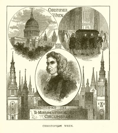 Sir Christopher Wren av English School