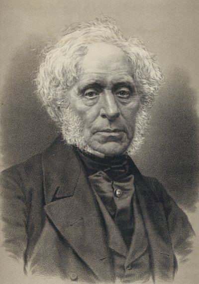 Sir David Brewster, portrett (gravering) av English School