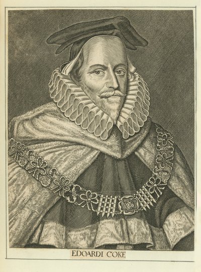 Sir Edward Coke av English School