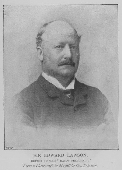 Sir Edward Lawson, redaktør for "Daily Telegraph" (gravering) av English School