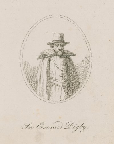 Sir Everard Digby, et medlem av Gunpowder Plot av English School