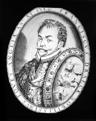 Sir Francis Drake (gravering) av English School