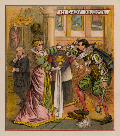 Sir Francis Drake And His Goblins (farge litho) av English School