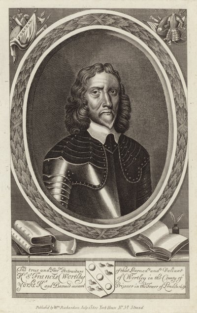 Sir Francis Wortley av English School